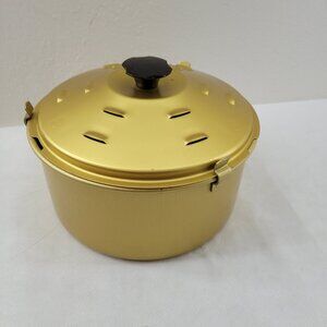 RIVAL Crock Pot Bread 'n Cake Bake Pan w lid 7.75" Slow Cooker Insert Aluminum